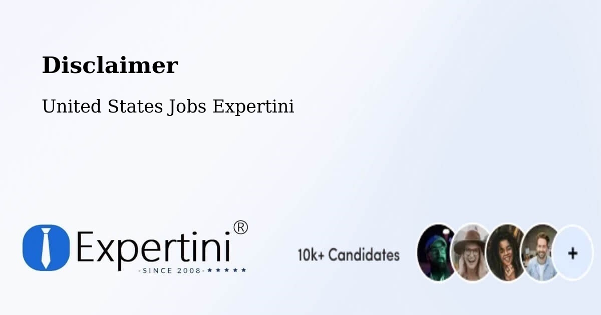 Disclaimer – Farrell - United States Jobs Expertini