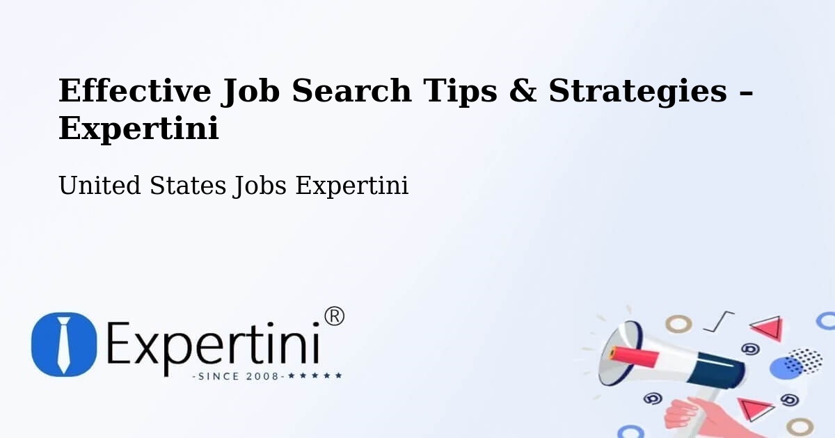 Job Search Tips & Strategies for Job Seekers – Farrell - Farrell, United States Jobs Expertini